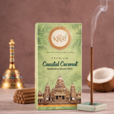 coastal coconut bambooless incense sticks low smoke agarbatti
